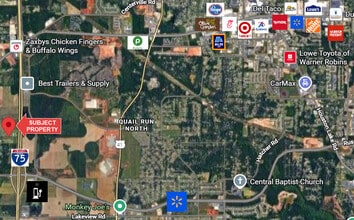 3288 Housers Mill Rd, Byron, GA - Aérien  Vue de la carte