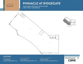 10535 Park Meadows Blvd, Lone Tree, CO à louer Plan d’étage- Image 1 de 1