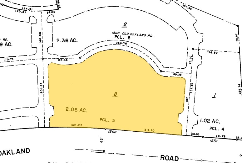 1590 Oakland Rd, San Jose, CA for sale Plat Map- Image 1 of 1