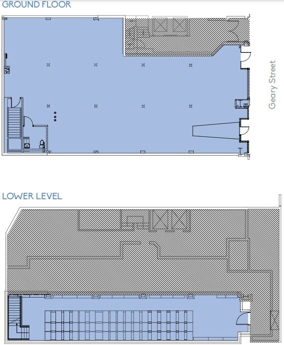 285 Geary St, San Francisco, CA à louer Plan d’étage- Image 1 de 1