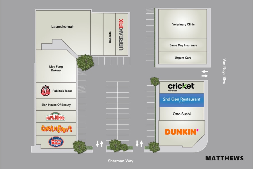 14503-14519 Sherman Way, Van Nuys, CA à louer - Photo du bâtiment - Image 2 de 2