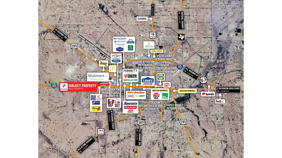 1003 N Sycamore St, Fort Stockton, TX à vendre - Photo du bâtiment - Image 3 de 4