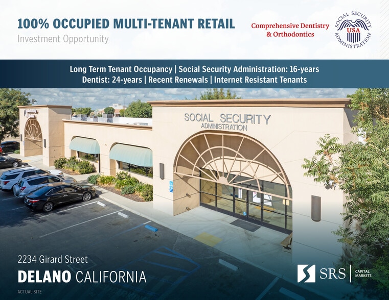 2234-2236 Girard St, Delano, CA for sale - Building Photo - Image 1 of 7