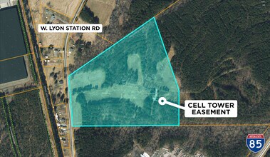 W. Lyon Station, Butner, NC - Aerial  map view
