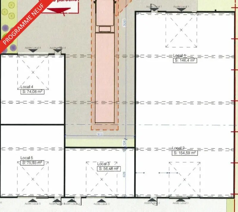 Industrial in Avignon for lease Floor Plan- Image 1 of 6