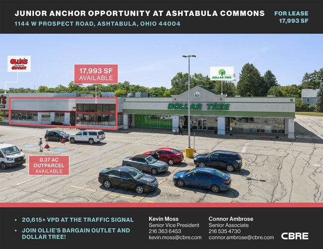 More details for 1144 W Prospect Rd, Ashtabula, OH - Retail for Lease