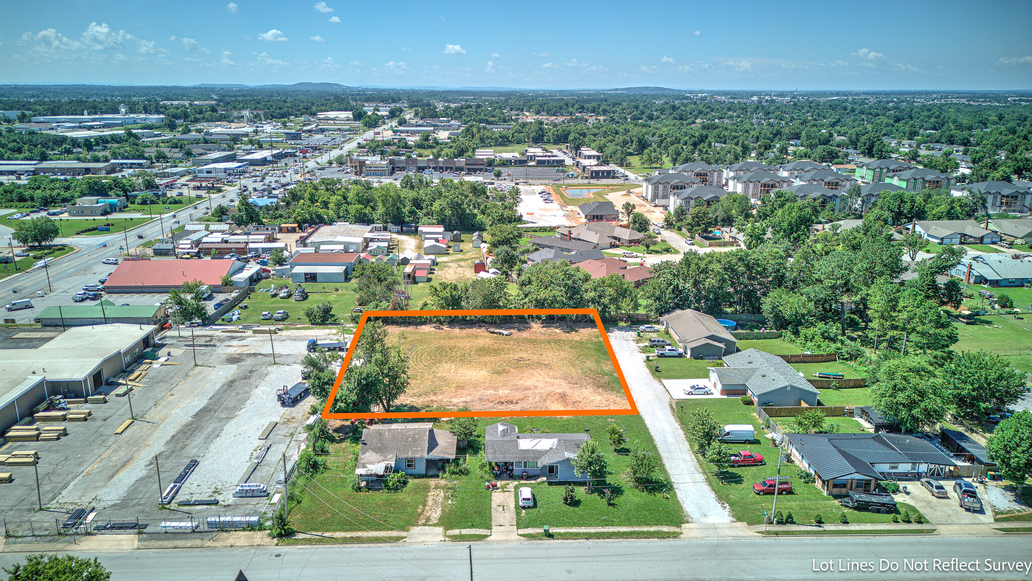 South 9th Street, Rogers, AR for sale Aerial- Image 1 of 10
