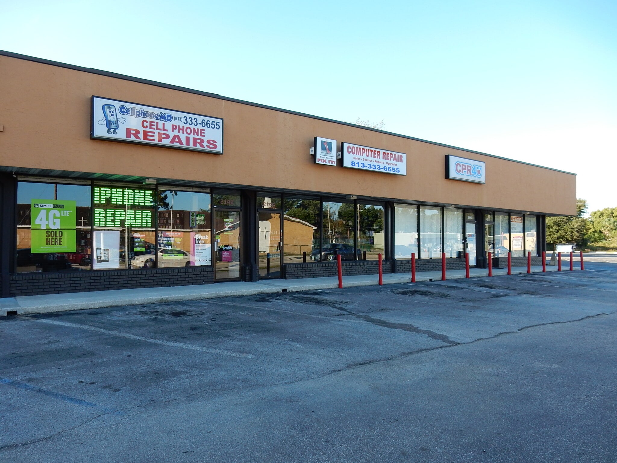 2138-2150 W Busch Blvd, Tampa, FL for lease Building Photo- Image 1 of 2