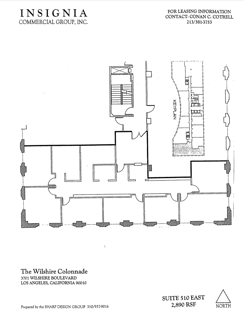 3701 Wilshire Blvd, Los Angeles, CA for lease Floor Plan- Image 1 of 1