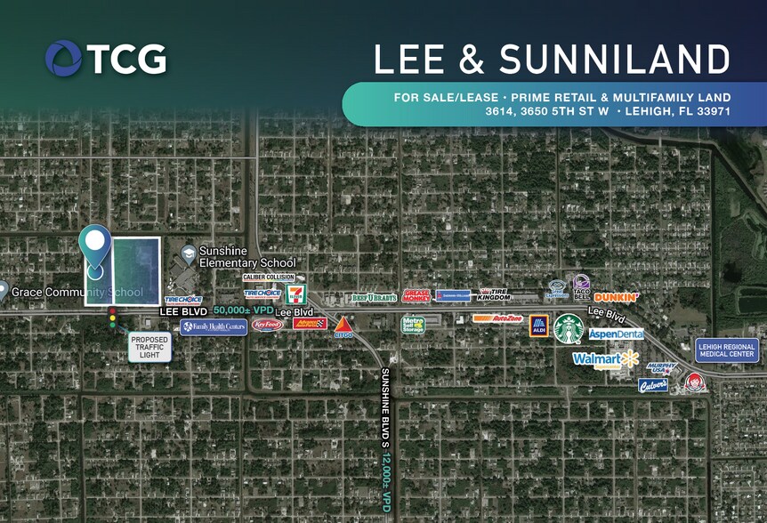 3614-3650 5th St W, Lehigh Acres, FL à louer - Photo du bâtiment - Image 3 de 3