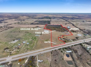 TBA Texas 24S, Klondike, TX - AERIAL  map view - Image1