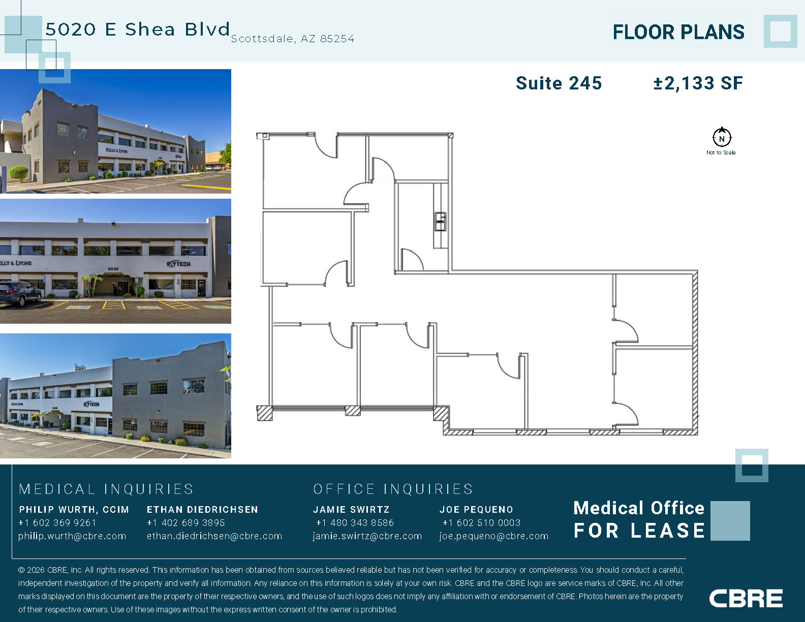 5010 E Shea Blvd, Scottsdale, AZ à louer Plan d’étage- Image 1 de 1
