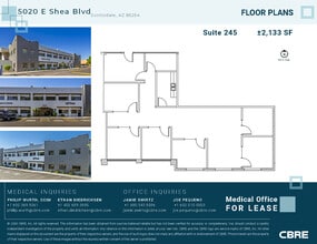 5010 E Shea Blvd, Scottsdale, AZ à louer Plan d’étage- Image 1 de 1