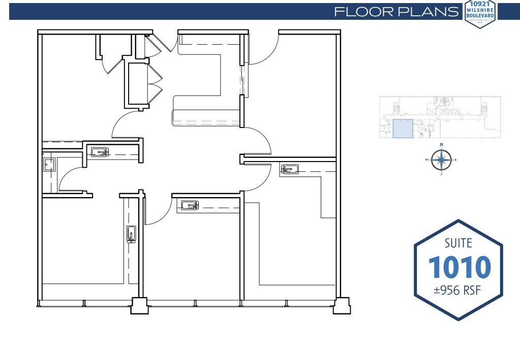 10921 Wilshire Blvd, Los Angeles, CA à louer Plan d  tage- Image 1 de 1