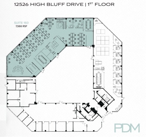 12520 High Bluff Dr, San Diego, CA for lease Floor Plan- Image 1 of 1