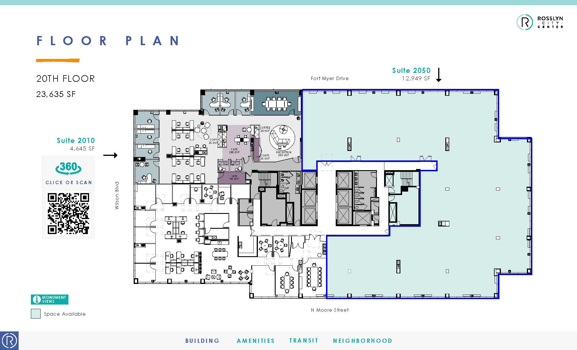 1700 N Moore St, Arlington, VA for lease Floor Plan- Image 1 of 1