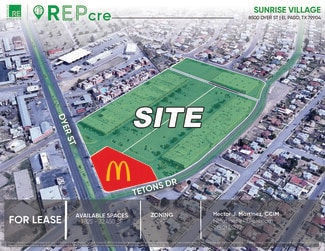 Plus de détails pour 8500 Dyer St, El Paso, TX - Commerce de détail à louer