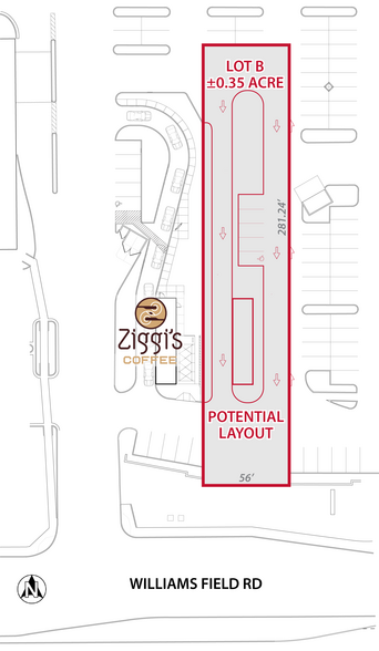 NE Lindsay Rd & Williams Field Rd, Gilbert, AZ à louer - Plan de site - Image 2 de 3