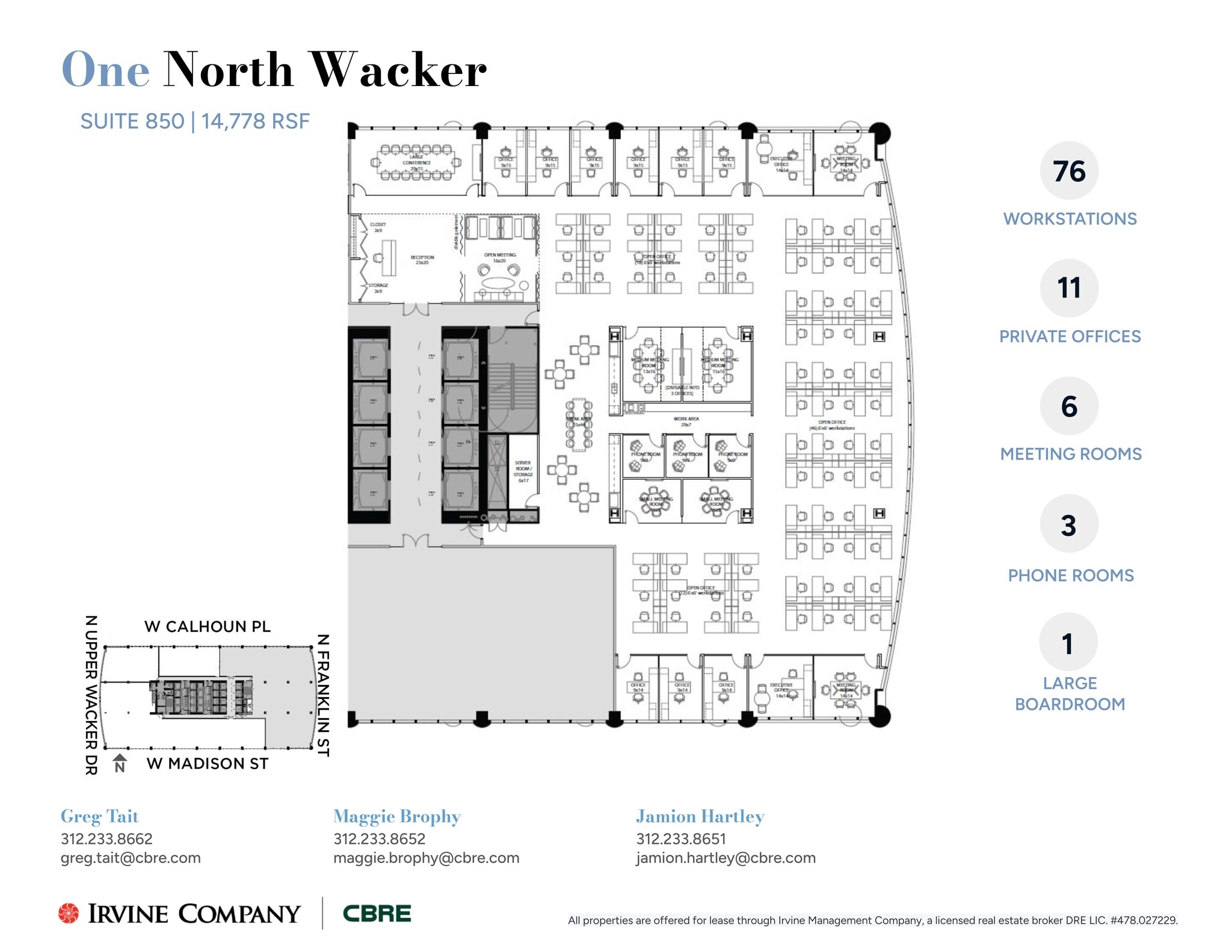 1 N Wacker, Chicago, IL à louer Plan de site- Image 1 de 1
