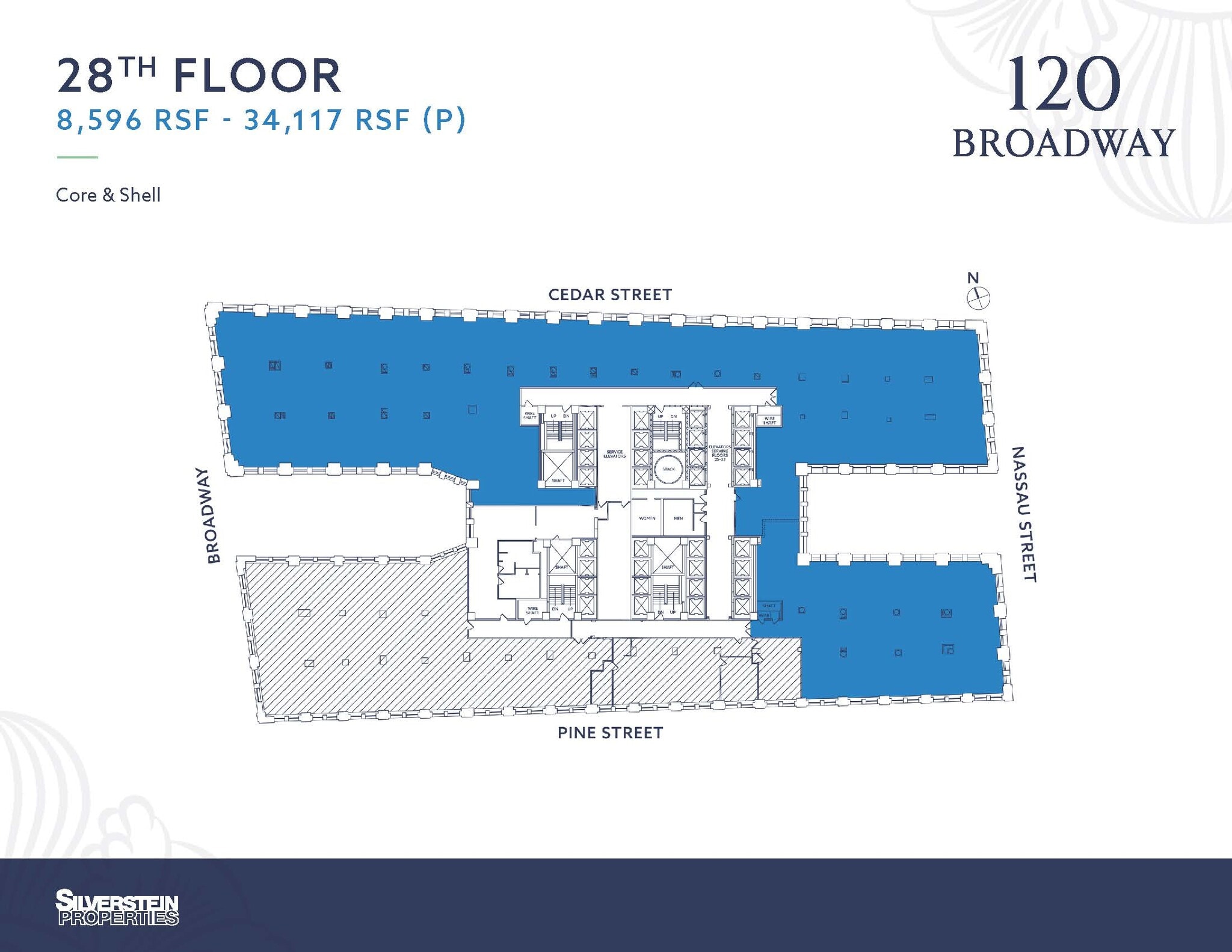 120 Broadway, New York, NY for lease Floor Plan- Image 1 of 3