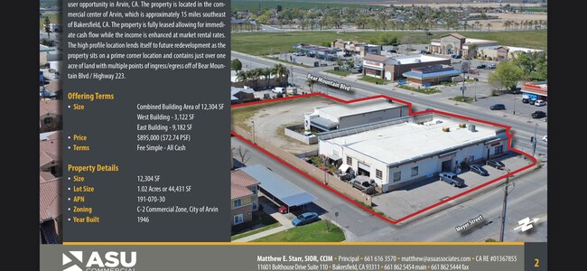 More details for 801-803 Bear Mountain Blvd, Arvin, CA - Flex for Lease