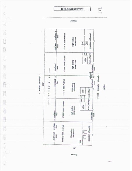 1716-1748 E 66th Ave, Denver, CO à louer - Plan de site - Image 3 de 17