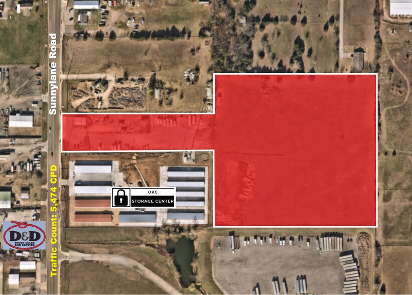 9112 S Sunnylane Rd, Moore, OK à vendre - Aérien - Image 2 de 2