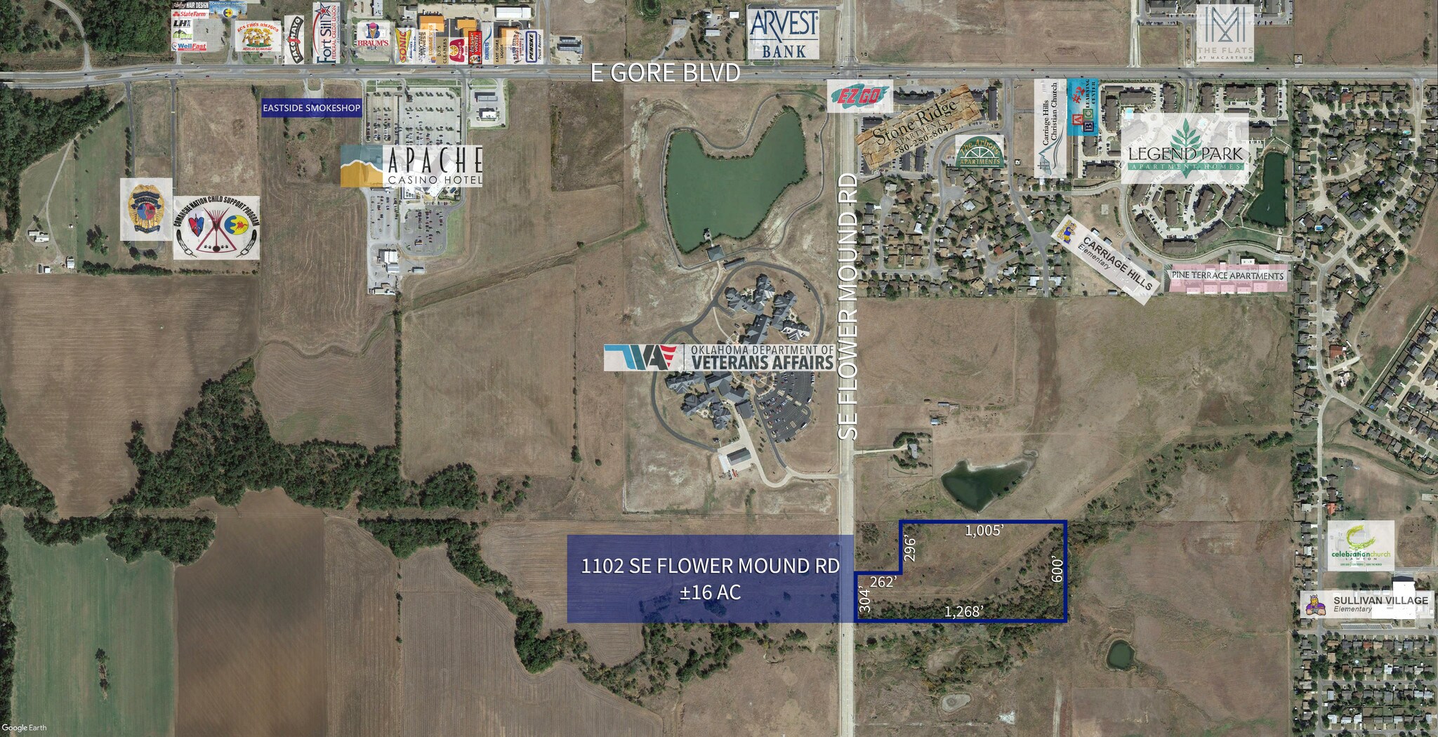 1102 SE Flower Mound Rd, Lawton, OK à vendre Photo du bâtiment- Image 1 de 3