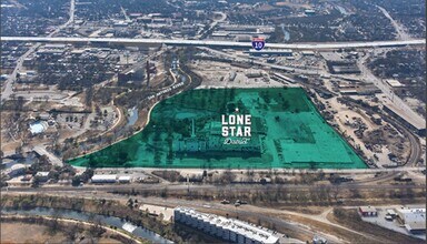 Lone Star Blvd, San Antonio, TX - aerial  map view