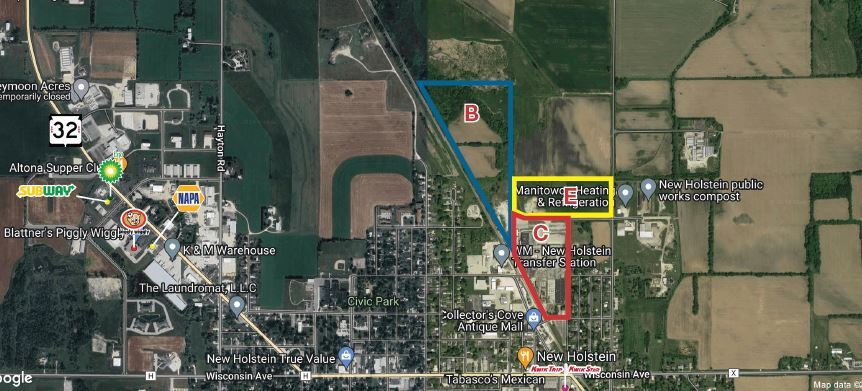 1604 Michigan Avenue, New Holstein, WI for sale - Aerial - Image 2 of 2