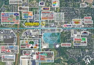 20911-20939 S Cicero Ave, Matteson, IL - Aérien  Vue de la carte