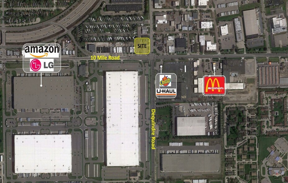 25005-25021 Dequindre Rd, Madison Heights, MI à louer - Aérien - Image 2 de 6
