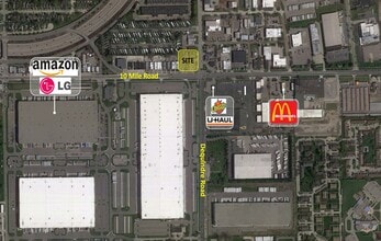 25005-25021 Dequindre Rd, Madison Heights, MI - AERIAL  map view - Image1