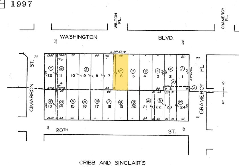 2378 W Washington Blvd, Los Angeles, CA for sale - Plat Map - Image 3 of 9