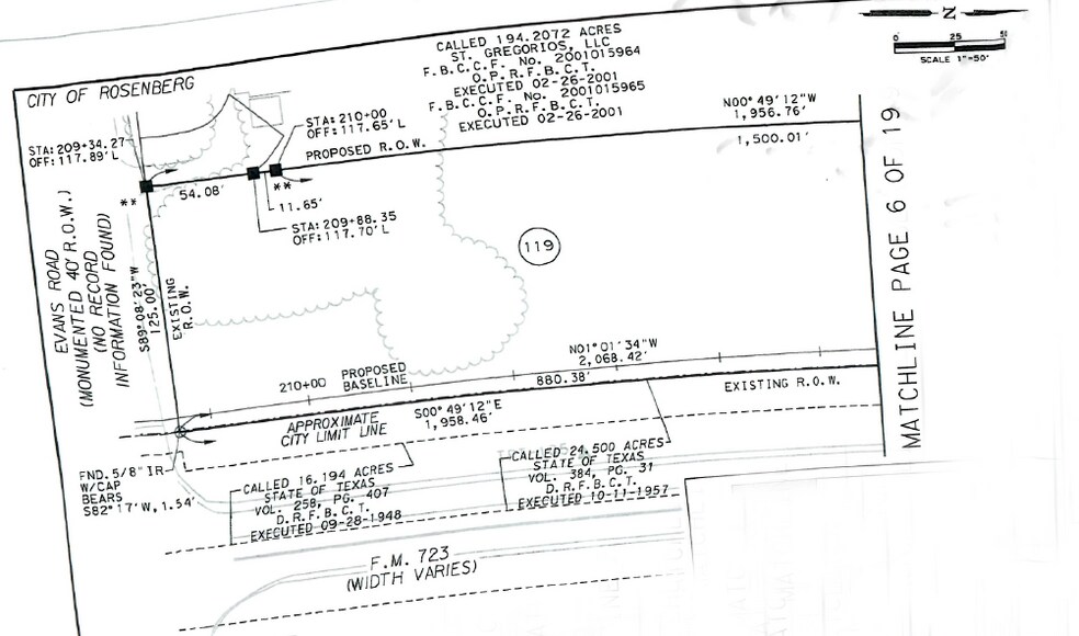 2735 Fm 723 Rd, Rosenberg, TX for sale - Plat Map - Image 2 of 10