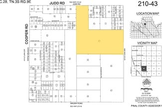 Plus de détails pour SE Judd Rd & Cooper Rd, Queen Creek, AZ - Terrain à vendre