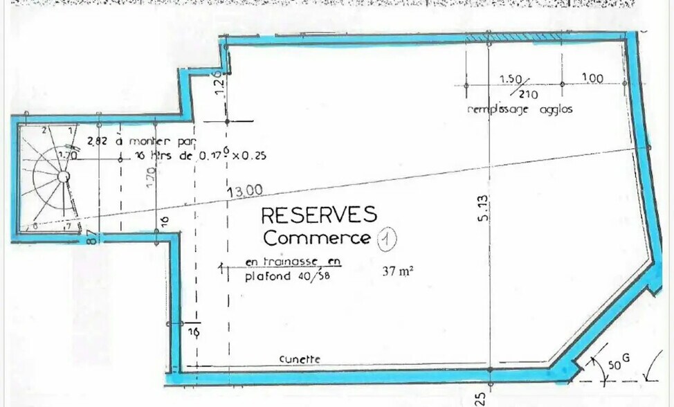 Retail in Lyon for lease - Floor Plan - Image 3 of 6