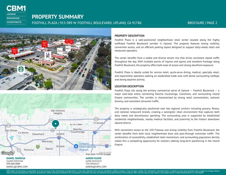 965 W Foothill Blvd, Upland, CA à louer - Photo du bâtiment - Image 2 de 11