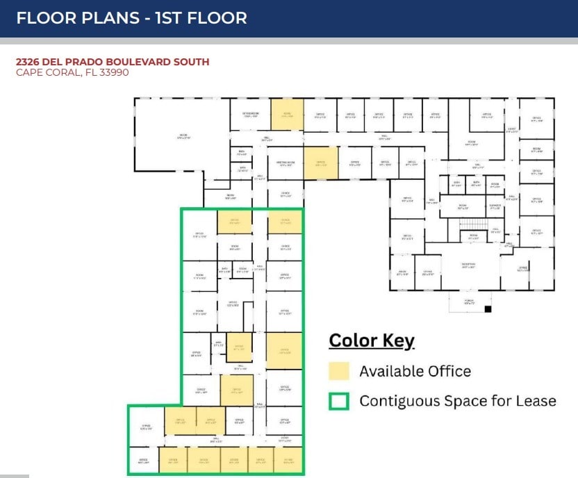 2326 Del Prado Blvd, Cape Coral, FL for lease Floor Plan- Image 1 of 13