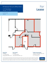 11777 Katy Fwy, Houston, TX à louer Plan d’étage- Image 1 de 1