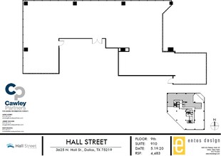 3625 N Hall St, Dallas, TX for lease Floor Plan- Image 1 of 3