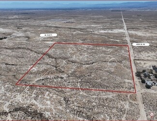 More details for NEC 40th W. &  W. Ave C st, Lancaster, CA - Land for Sale