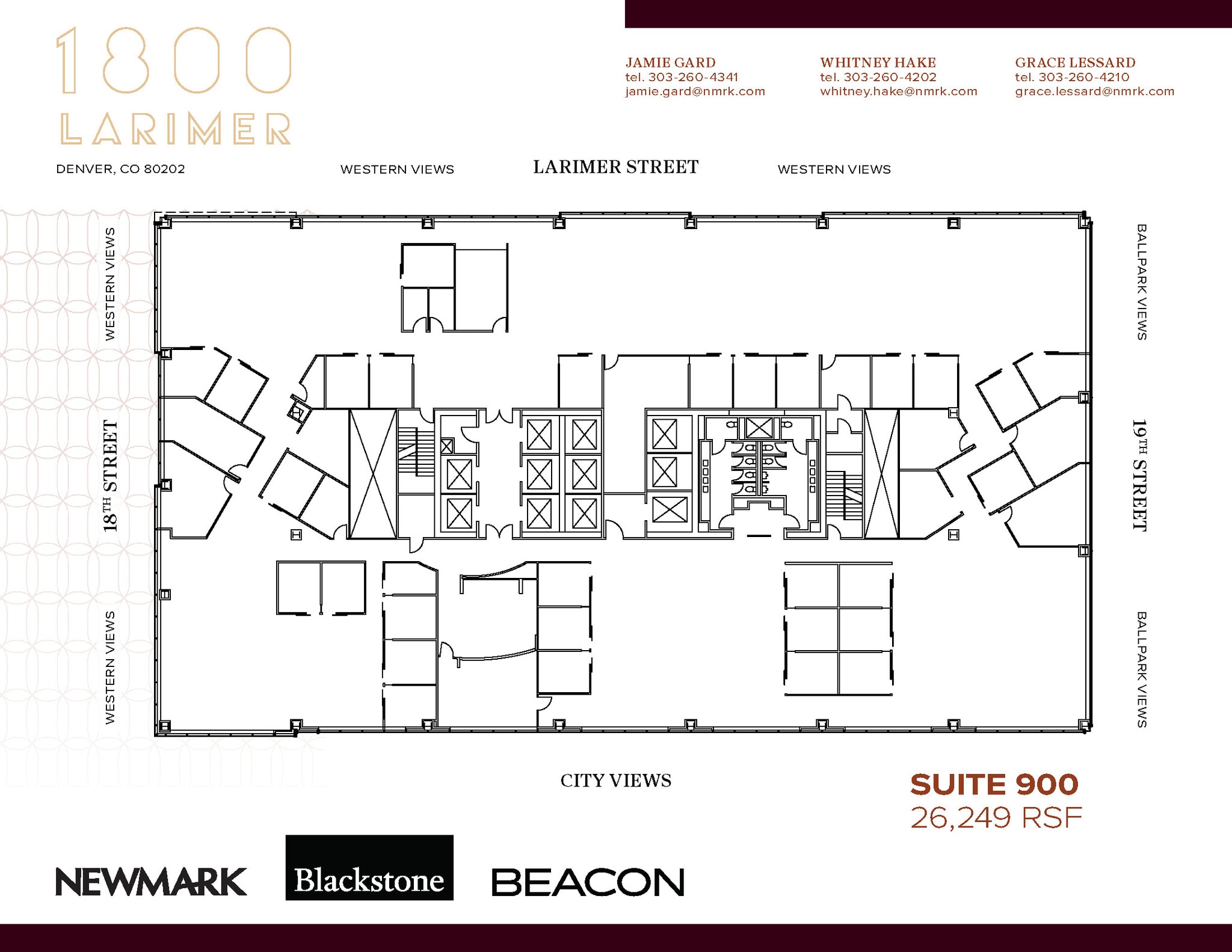 1800 Larimer St, Denver, CO à louer Plan d’étage- Image 1 de 1