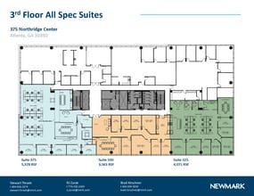 375 Northridge Rd, Atlanta, GA à louer Plan d’étage- Image 2 de 16