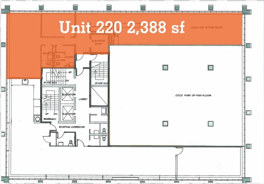 2220 12th Ave, Regina, SK for lease Floor Plan- Image 1 of 1