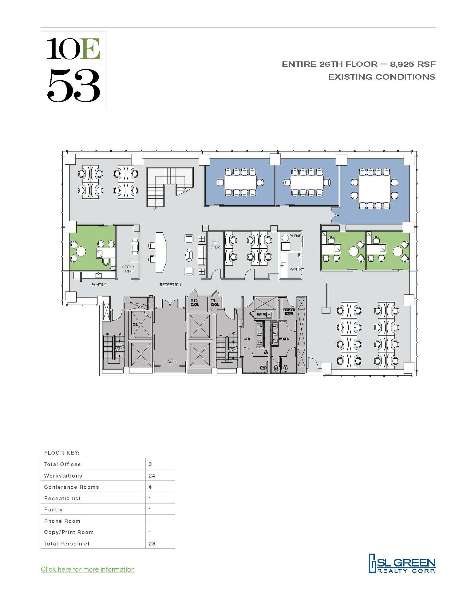 10 E 53rd St, New York, NY à louer Plan d’étage- Image 1 de 1