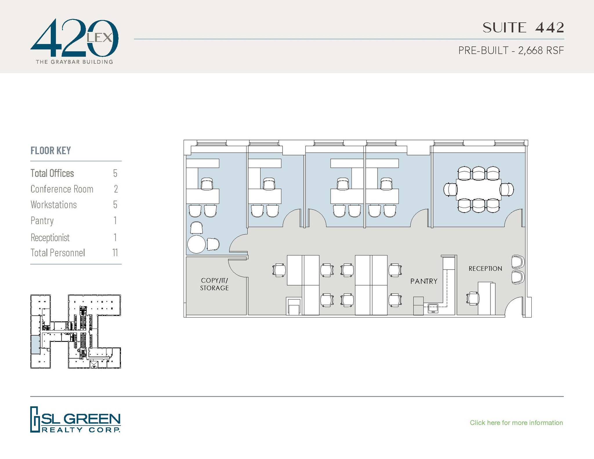 420 Lexington Ave, New York, NY à louer Plan d’étage- Image 1 de 1