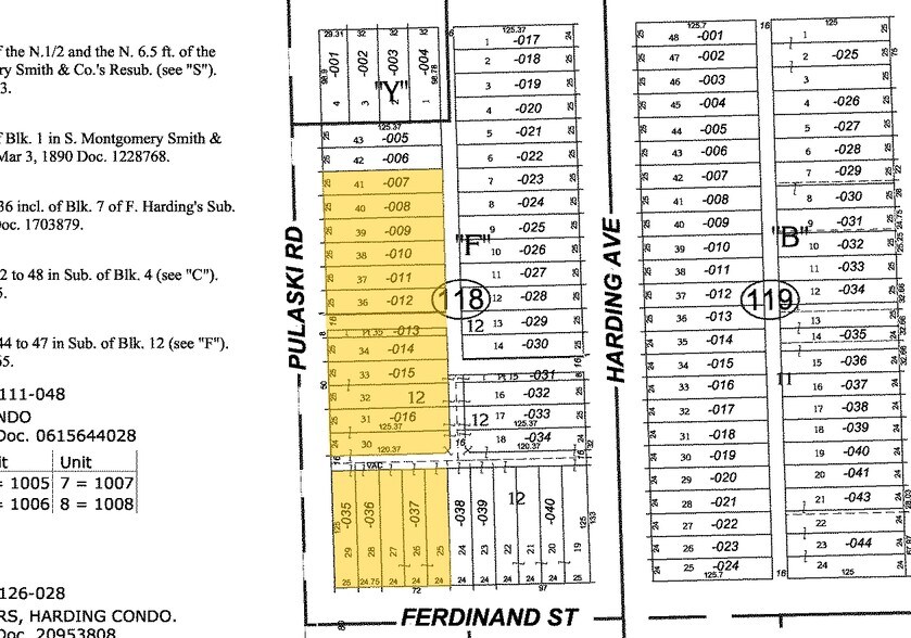 500 N Pulaski Rd, Chicago, IL à louer - Plan cadastral - Image 2 de 11