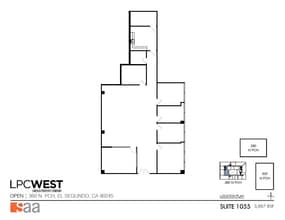 300 N Pacific Coast Hwy, El Segundo, CA à louer Plan d’étage- Image 1 de 1