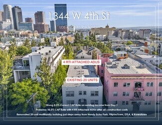 More details for 1344 W 4th St, Los Angeles, CA - Multifamily for Sale